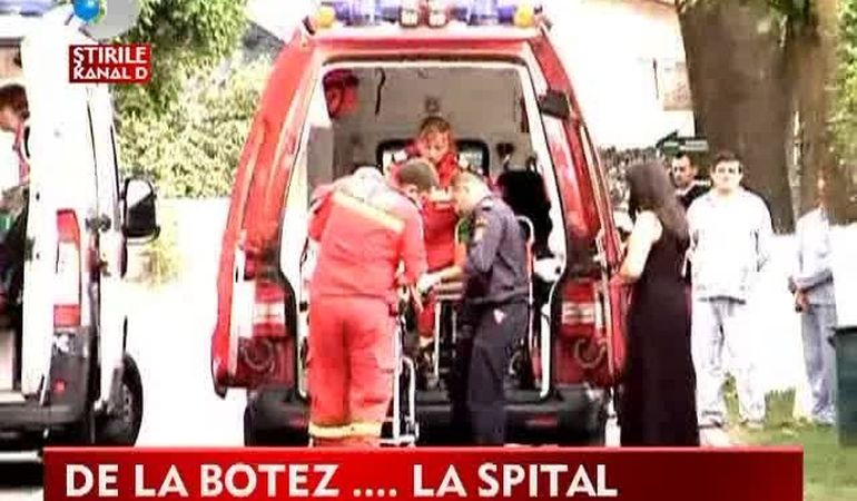 De la botez la spital! Au ajuns in stare GRAVA la urgenta dupa ce au mancat aperitivul VIDEO
